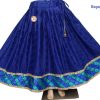 Phulkari ghagra Royal blue