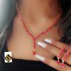 Red ruby necklace set