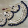 blue necklace set