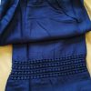 Designer Rayon plazzo dark blue