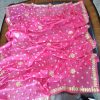 Gotta Patti work on silk dupatta (Pink)